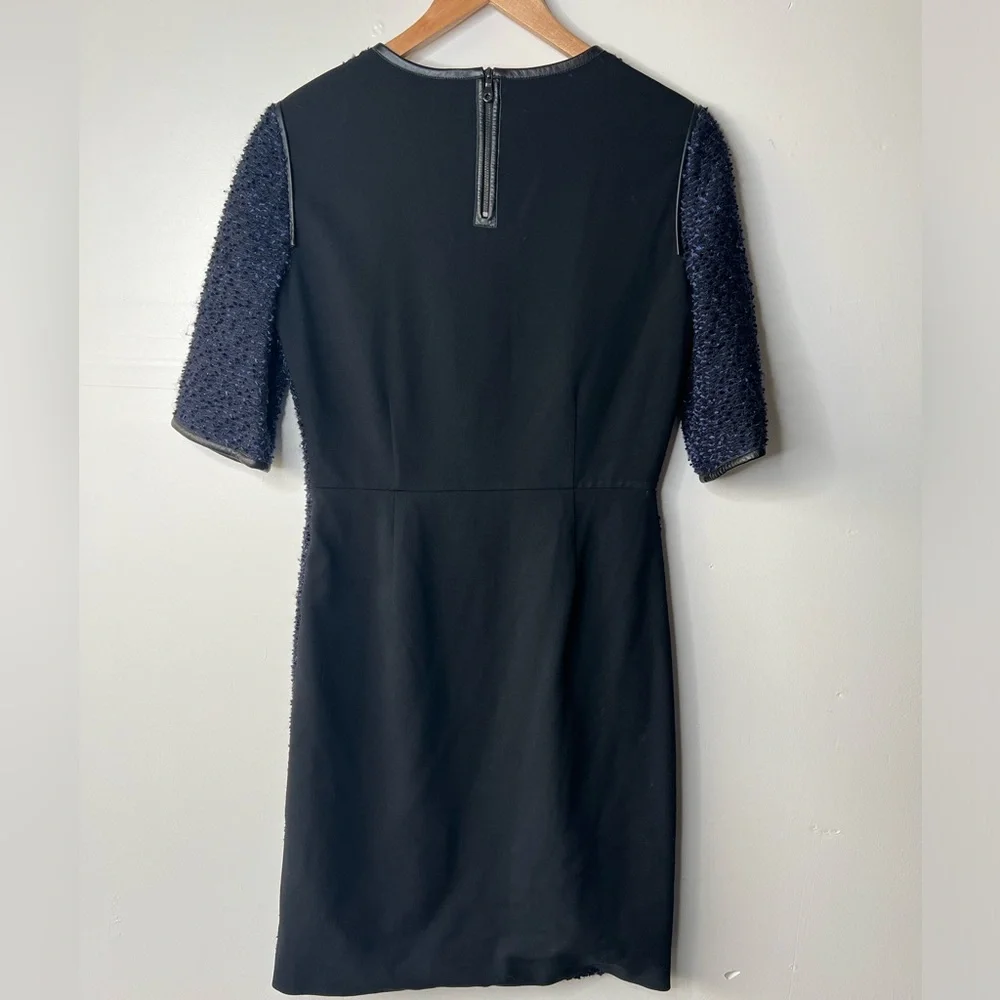 Mulberry Blue and Black Tassel Threaded Dress, 6 - Picture 8 of 8